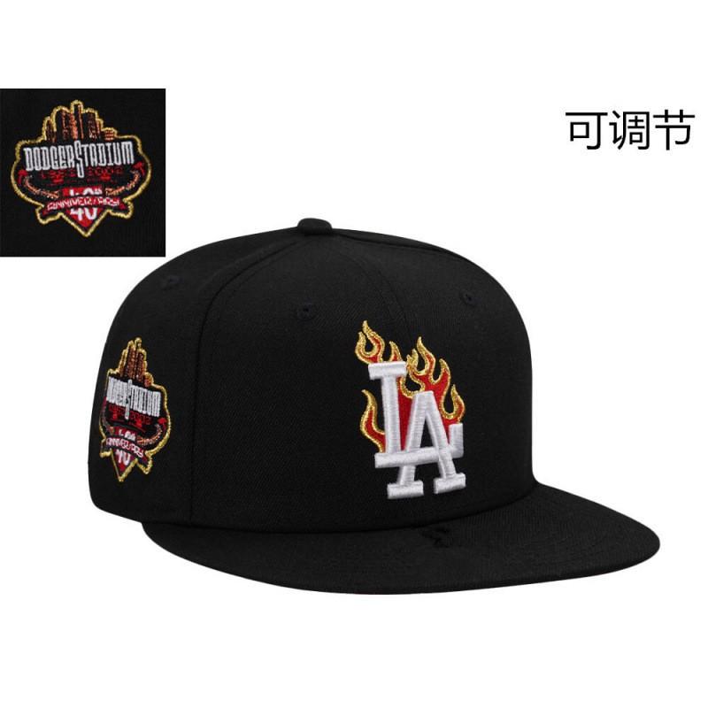LA Dodgers Embroidered Baseball Cap Adjustable Flat Brim Street Hip Hop