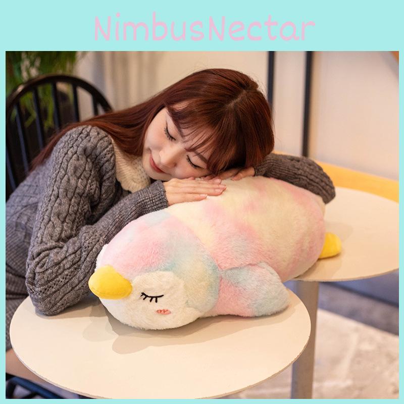Rainbow Penguin Bandhnu Plush Toy Stuffed Animal Doll Bedroom Gift Decoration