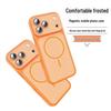 iPhone 17 Pro Max Magnetic Skin-Feel Two-Tone Protective Case with Large Frosted Window