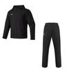 Versatile Training Lightweight Quick-Dry Hooded Long Sleeve Jacket And Mid-Rise Long Pants Casual Sports Set 23600401-001+21500737-001
