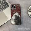 Retro pattern horse suitable for iPhone15 mobile phone case 14PROMAX all-inclusive 13 anti-drop 16/15 protective case 17