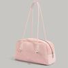 Korean Style High-End Boston Bag for Women, New Large Capacity Casual Handbag, Commuting Versatile Shoulder Baguette Bag