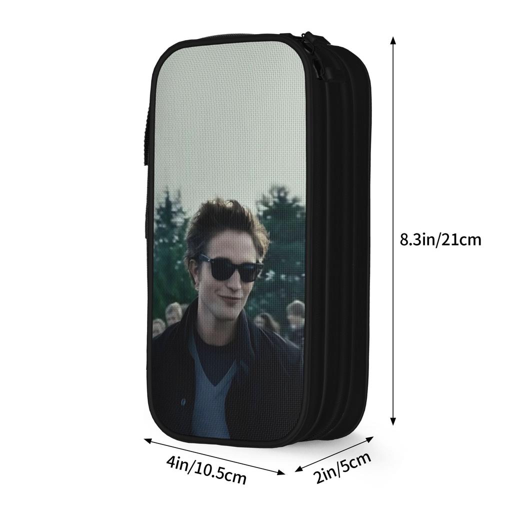 Large-capacity Pencil Pouch Edwards Cullen  Merch  Double Layer Pencil Bag Women Make Up Bag Suprise Gift