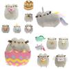 Cute Short Plush Cat Stuffed Toy In Ice Cream, Cookie, Donut, Sushi Or Potato Chip Style
