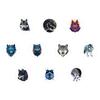 500 Stickers/roll Cartoon Wolf Animal Roll Tape Refrigerator Skateboard Cabinet Cup Mobile Phone Hand Tent Tape
