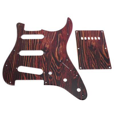 Gitarren-Schlagbrett SSS Kratzbrett PVC Schutzbrett Backplate Zubehör Tigerstreifen