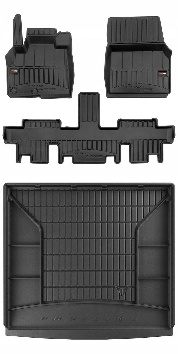 Set 3D Rubber Mats Renault Espace
