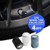 4pcs For Vauxhall OPC Line Logo Insignia Astra Zafira Mokka Antara Aluminum Car Wheel Tire Valve Cap Covers Tyre Rim Stem
