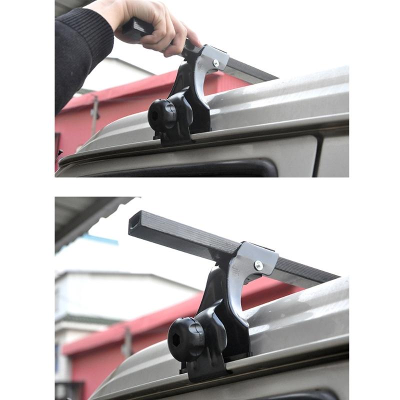 Aluminum Rain Gutter Mounting Brackets Support For Vehicle Luggage Rack Travel And Outdoor Adventures No Drill Required