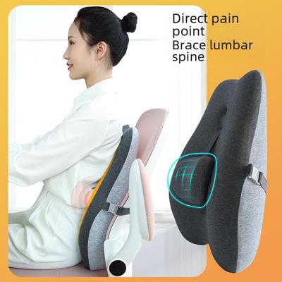 Memory Foam Lumbar Support Pillow for Posture Correction and Comfort