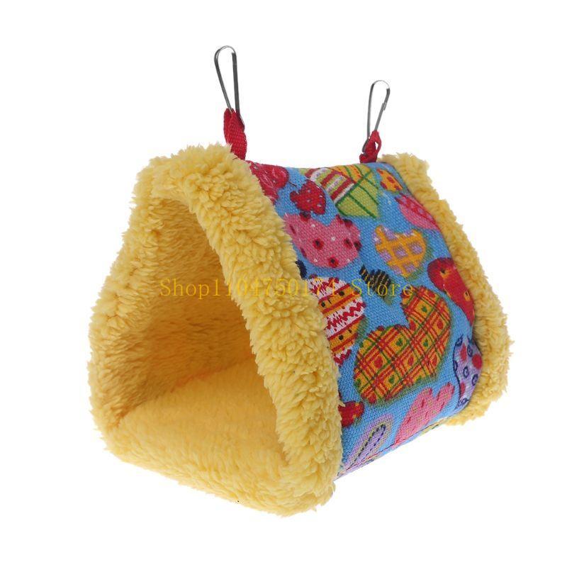 Bird Hanging Hammock for Cage Winter Warm Nest Plush Tent Hideout Parrot Snuggle for Small Birds Sleeping Playing top sale