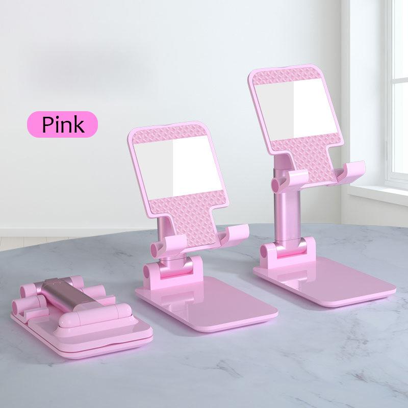 

Подставка для мобильного телефона Многофункциональная телескопическая складная мини-держатель для телефона Складной кронштейн для мобильного телефона Стол для Iphone Ipad Xiaomi Huawei Samsung Tablet розовый