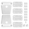 Heavy Duties Plastic Hinges Latches Replacement For Coolers Box Ice Chest With Smooth Operations Safe Locking Mechanism