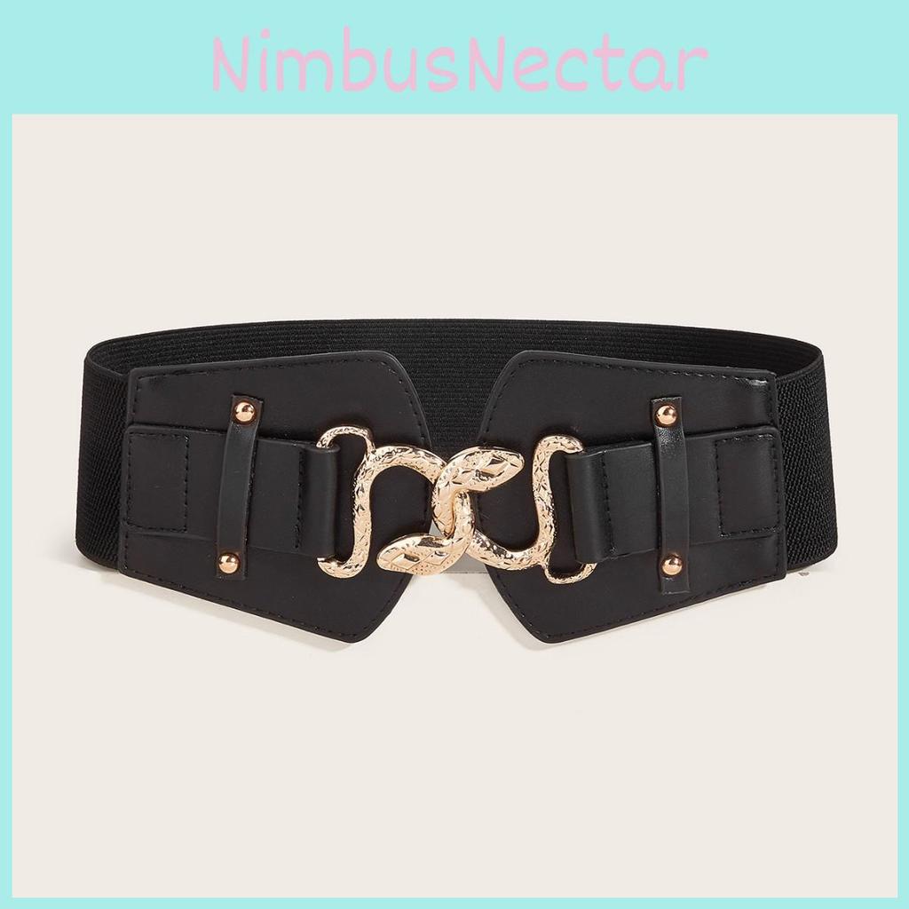 Style Metal Waist Belt With Alloy Buckle For Women Dresses And Coats