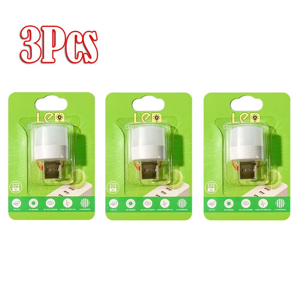 

3 шт. USB светодиодная лампа от комаров Портативный мини ночник для путешествий 3Pcs