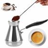 Milk Frothing , Turkish Pot, Stainless Steel Jug for Making Latte Cappuccino, Espresso