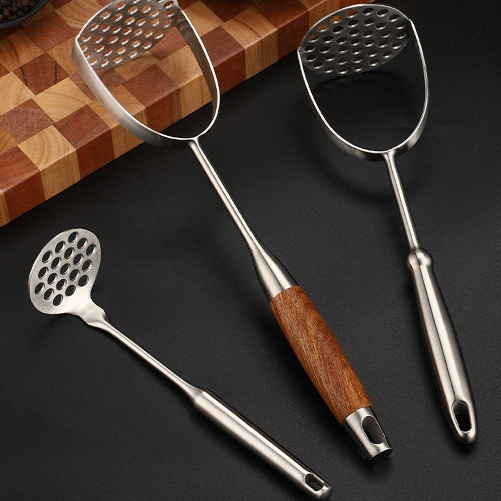Sweet Potato Pressure Mud Mashed Potatoes Masher Metal Mashing Utensil Fruit Mashers Potato Masher