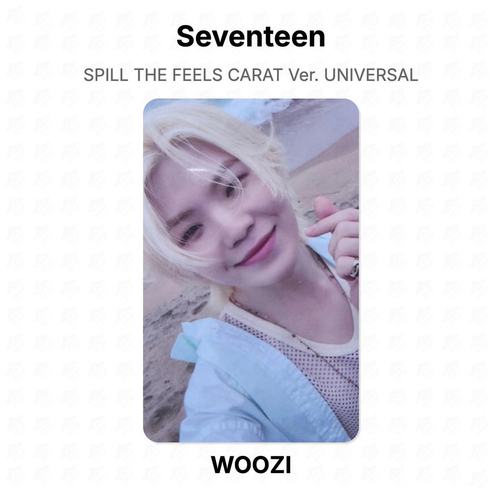Seventeen SPILL THE FEELS CARAT Ver. UNIVERSAL Official Photocard