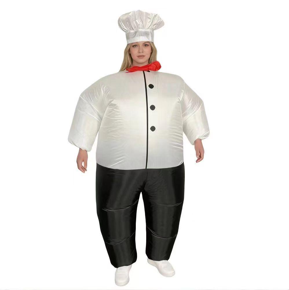 Inflatable Halloween Chef Costume for Kids XXS
