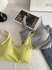 Women's Spring Cross Strap Backless Egg Collar Slimming Camisole 7031