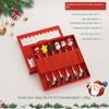 Christmas Cutlery Gift Set Stainless Steel Spoon Home Gift Spoon Set Gift Box Santa Claus Reindeer Coffee Spoon Dessert Spoon