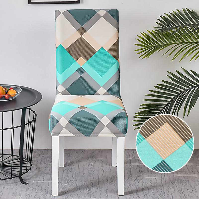 Dining Chair Slipcover,High Stretch Removable Washable Chair Seat Protector Cover for Home Party Hotel Wedding Ceremony 4/6pcs