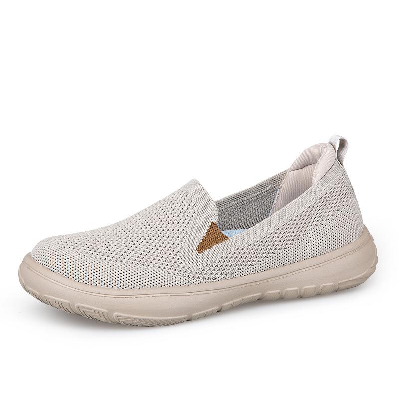 Spring and Autumn New Cloth Shoes Are Soft and Comfortable, One-pedal Mother Shoes, Fashionable Versatile Non-slip Single Shoes