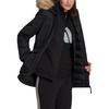 Adidas Utilitas Outdoor Sports Hooded Parka Jacket Women Outerwear Black GT1707