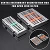 5Pcs/10 Pcs Dental Surgical Sterilization Autoclave Cassette Tray Box Rack Rubber Linker Instrument Clinic Disinfection Holder