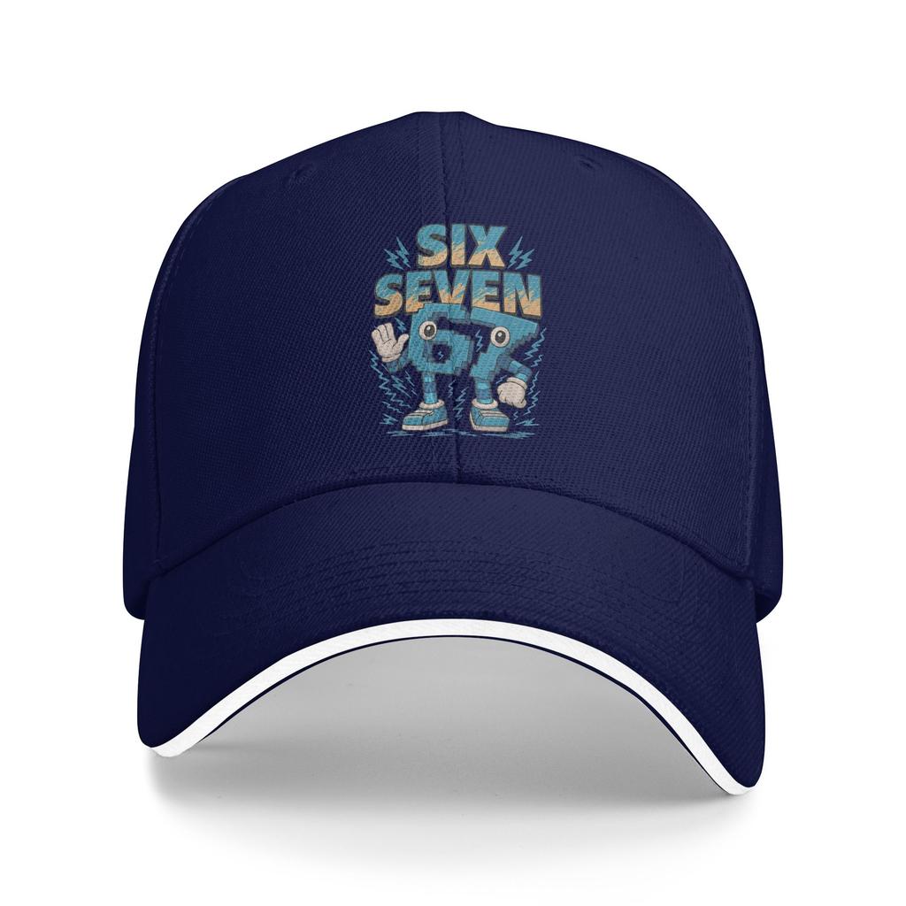 Unisex Kids Meme 67 Six Seven 6 7 Italian Brainrot Outdoor Hat Spring Sun Cap Casual Baseball Cap 2026 Golf Hats