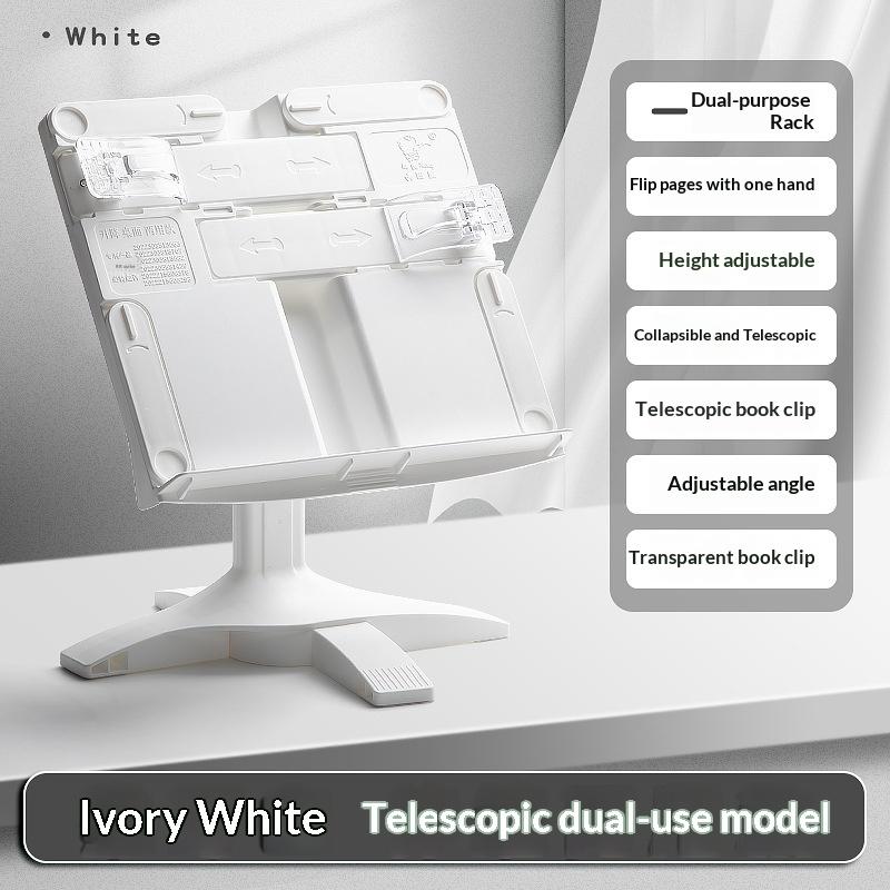 Adjustable Book Stand For Reading Multifunctional Lifting Landing Reading Bookshelf Stand Foldable Desktop Books Holder