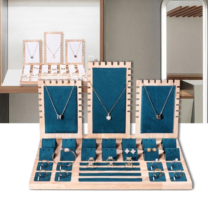 Minimalist Jewelry Tray Organizer Durable Earrings Necklaces Bracelets Holder Multi Layered Accessories Display Shelf