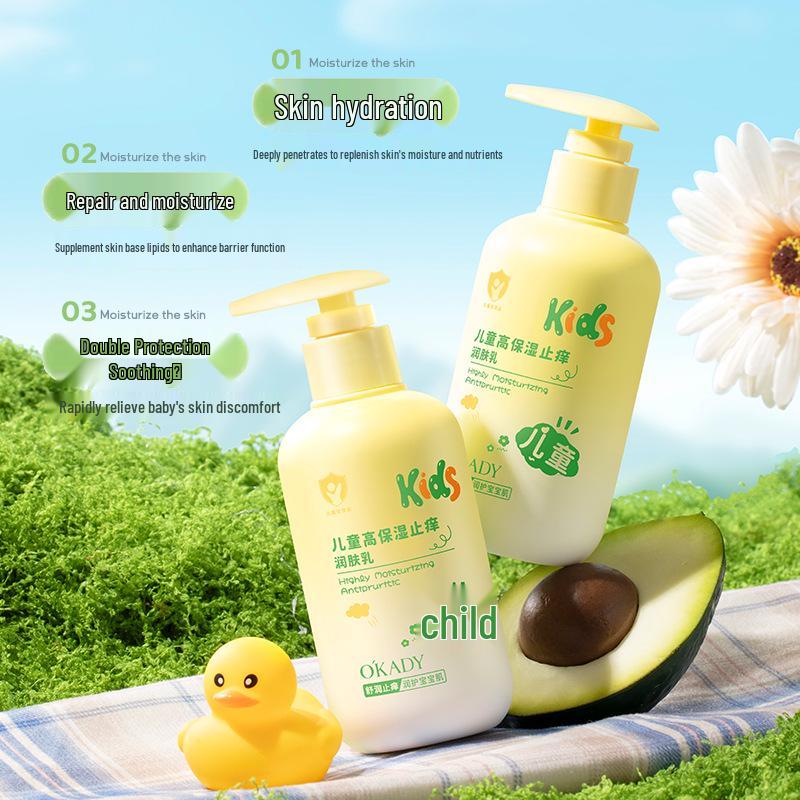 Opeie Baby Hochfeuchtigkeitsspendende Anti-Juckreiz Lotion für Gesicht und Körper Hautpflege
