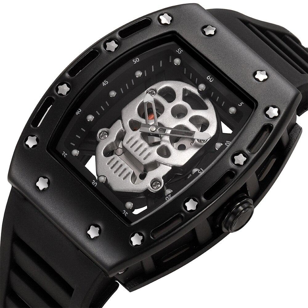 Orologio Uomo Teschio Gotico 45mm: Quadrante Intricato, Movimento Quarzo, Cinturino In Pelle, Cassa In Lega, Impermeabile 30m - Regalo Unico