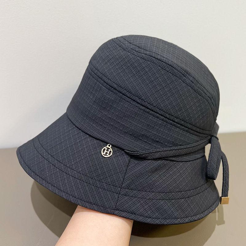 Eleganter Fischerhut mit Schleife für Damen Sommer Sonnenschutz und Sonnenhut Outdoor Atmungsaktiv
