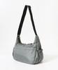 Sunny Label Women's Grosgrain 2-Pocket Shoulder Bag, LAA6-2AJ002, Gray