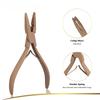 Weft Tool Micro Ring Application Pliers Tool Micro Beads Closer Stainless Steel Hair Extension Pliers