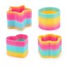 5pcs Multi-Shape Creative Spring Coil Kids Boys Girls Puzzle Toys New Rainbow Magic Springs Toys