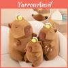 Adorable Stretchable Capybara Plush Toy With Cute Bee Design Perfect For Kids Gift