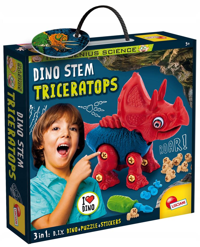 Lisciani I"M A Genius Dino Stem Triceratops 2420