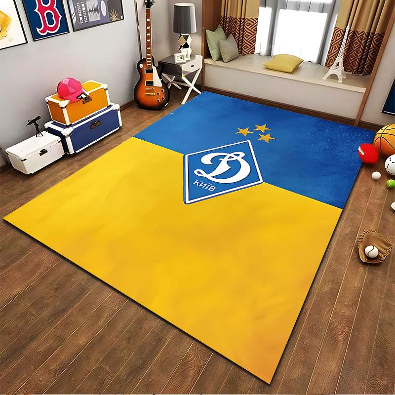 Dynamo Kyiv Logo Carpet suitable as a non-slip mat for the living room or bedroom sofa