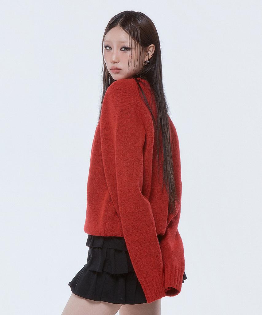 DAUSPICE (Duc) Raglan Knit Red