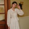 CEST MOIDEW Cest_Ribbon Collar Puff Sleeve Shirt