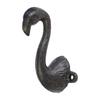 Wall Mounted Metal Hook, Bird Form Decorative Wall Hook with Two Hole Base for Outerwear Hat Scarf Bag Key Towel and Apron Hanging