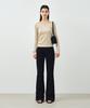 MONGDOL [Set] Boat Neck Layered Ribbed T-Shirt Beige Mdts087Beige