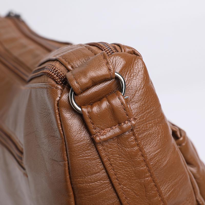 Multi-compartment Simple All-match Middle-aged and Elderly Mother's Large-capacity Casual Shoulder Crossbody Bag