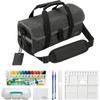Pentel Art Paint Set Compact Model with Washable Features and Cloth Black