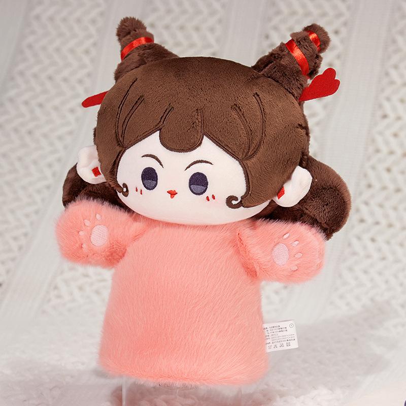 Toy Movie Nezha 2 Nezha Hand Doll Ao Bing Deer Boy Hand Doll Cotton Doll Plush Peripheral