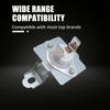 Set of 4 Dryer Thermostat Brackets Dryer Assembly Bracket Dryer Safety Fuse Perfect for Various Models Easy Installation
