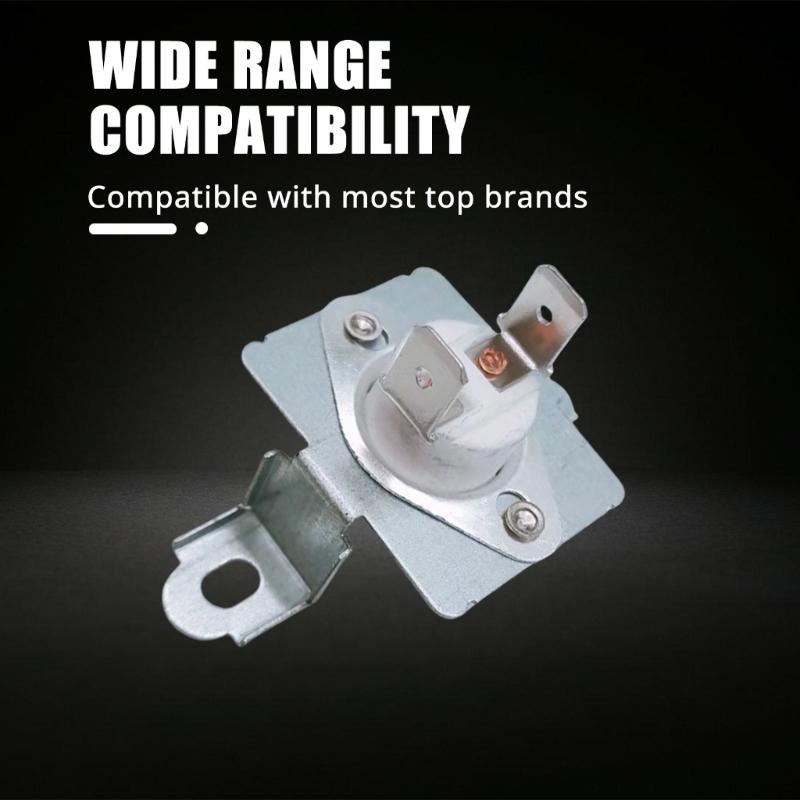 Set of 4 Dryer Thermostat Brackets Dryer Assembly Bracket Dryer Safety Fuse Perfect for Various Models Easy Installation